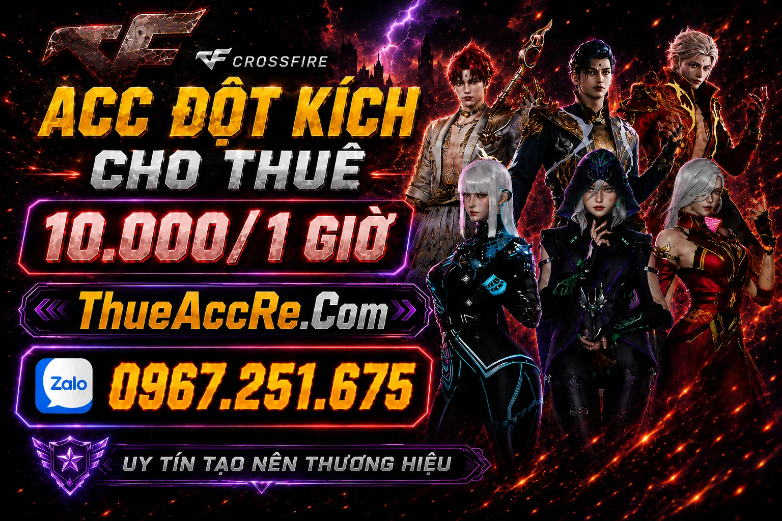 ACC 10.000đ / 1 GIỜ